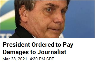 President Ordered to Pay Damages to Journalist