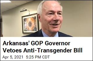 GOP Governor Vetoes Anti-Transgender Bill