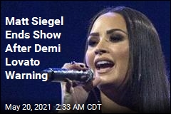 Radio Host Matt Siegel Warned About Demi Lovato Remarks