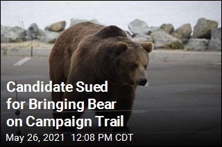 Candidate Sued for Bringing Bear on Campaign Trail