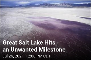 Great Salt Lake Hits an Unwanted Milestone