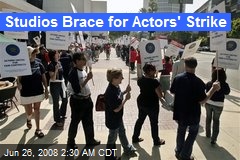 Studios Brace for Actors' Strike