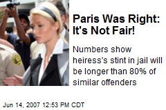 Paris Was Right: It's Not Fair!