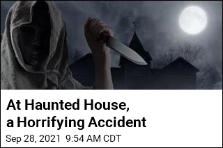 Haunted House Actor Accidentally Stabs Boy, 11