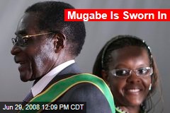 Mugabe Is Sworn In