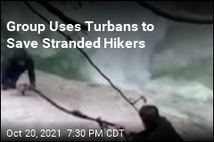 Hikers Use Turbans to Rescue Stranded Men