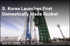 S Korea Launches First Domestically Made Rocket