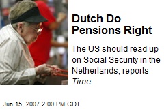 Dutch Do Pensions Right