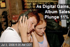 As Digital Gains, Album Sales Plunge 11%