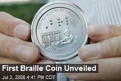 First Braille Coin Unveiled