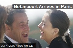 Betancourt Arrives in Paris