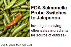 FDA Salmonella Probe Switches to Jalapenos