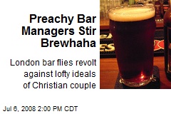 Preachy Bar Managers Stir Brewhaha