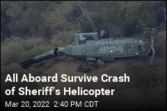 Sheriff&#39;s Helicopter Crashes in Mountains, Injuring 6
