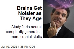 Brains Get Noisier as They Age