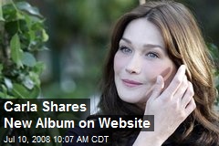 Carla Shares New Album on Website