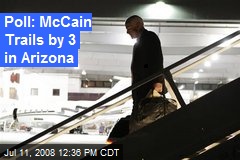 Poll: McCain Trails by 3 in Arizona