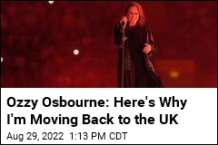 Ozzy: Mass Shootings Are Behind Move Back to the UK