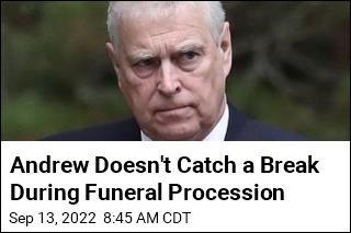 Andrew Doesn&#39;t Catch a Break During Funeral Procession
