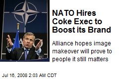 NATO Hires Coke Exec to Boost its Brand