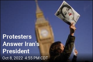 Protesters Answer Iran&#39;s President