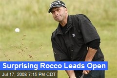 Surprising Rocco Leads Open