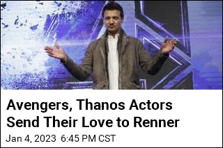 Marvel Stars Send Love to Jeremy Renner