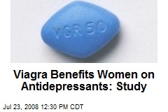 Viagra Benefits Women on Antidepressants: Study