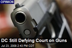 DC Still Defying Court on Guns