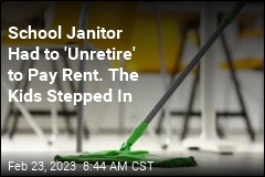 School Janitor Had to &#39;Unretire&#39; to Pay Rent. The Kids Stepped In