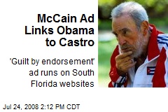 McCain Ad Links Obama to Castro