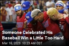 MLB Star Injures Himself Celebrating a Tournament Win
