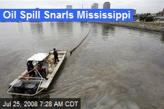 Oil Spill Snarls Mississippi