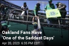 Oakland Fans Have &#39;One of the Saddest Days&#39;
