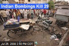 Indian Bombings Kill 29