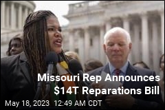 Cori Bush Introduces $14T Reparations Bill