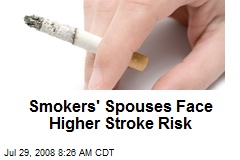 Smokers' Spouses Face Higher Stroke Risk
