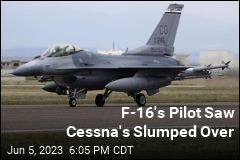 F-16&#39;s Pilot Saw Cessna&#39;s Slumped Over