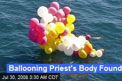 Ballooning Priest's Body Found