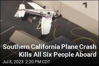 Southern California Plane Crash Kills All Six People Aboard