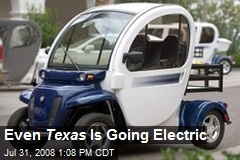 Even Texas Is Going Electric