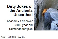 Dirty Jokes of the Ancients Unearthed