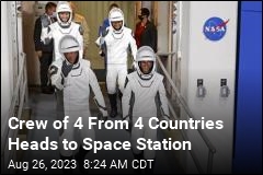 4 Astronauts From 4 Countries Head to ISS