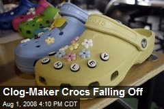 Clog-Maker Crocs Falling Off