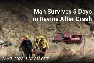 Man Survives 5 Days in Ravine After Crash