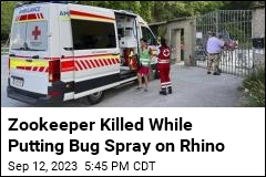 Zookeeper Killed While Putting Bug Spray on Rhino