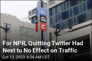 Quitting Twitter Had Minimal Effects on Traffic to NPR