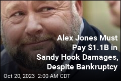 Alex Jones Can&#39;t Use Bankruptcy to Avoid Paying Sandy Hook Damages