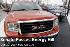 Senate Passes Energy Bill