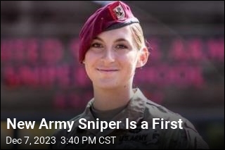 Female Sniper Becomes an Army First